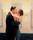 Jack Vettriano Betrayal First Kiss 2001 painting